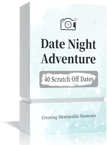 Tryuunion 40 Date-Ideen für Paare Date Night, einzigartige Rubbeldate-Nacht-Kartenspiele Geschenke für Freund/Freundin, Romantisches Brautpaar und Hochzeitstag Paare Geschenke für ihn, Braut