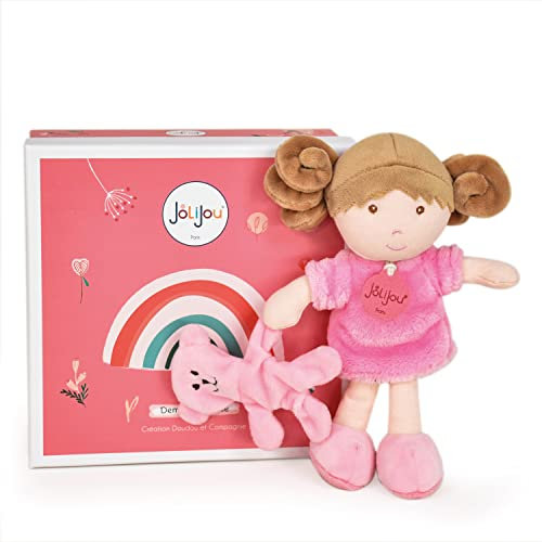 Jolijou Rosa Plüschpuppe 21 cm ab 0M+ in Geschenkbox