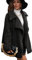 Sherpa Jacket Womens Long Fluffy Jacket Ladies Teddy Coats Warm Fleece Jacket Coat Teddy Bear Jackets for Women Lady Sherpa Jacket Womens Winter Coats Casual Lapel Long Sleeve Fleece Faux Fur Jacket L