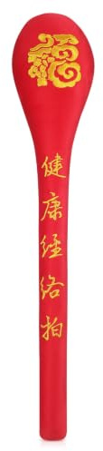 Beavorty Massagehammer Meridian Klopfer Massage Klopfer Für Rücken Schulter | Chinesischer Massagestab Tcm Akupressur Klopfelefant Werkzeug Durchblutung Entspannung Körper Selbstmassage Rot Weich Rot