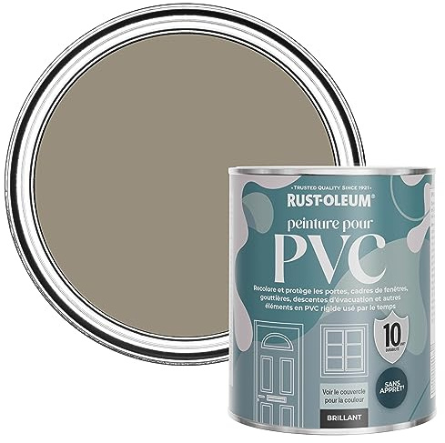 Rust-Oleum Brown uPVC Door and Window Paint In Gloss Finish - Cocoa 750ml