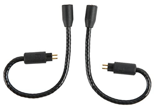 Leapiture MMCX auf 2 Pin 0,78 mm Adapterkabel, MMCX Buchse auf 2 Pin 0,78 mm Stecker Kabel kompatibel für AS10 AS06 AS10 ZST AS06 AS10 ZST ZS3 ZS4 ZS5 ZS6 ZS10 ES3