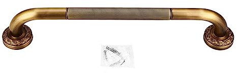 rutschfest Haltegriffe 48cm Bad Haltegriffe für Senioren und Kinder Handgriff Haltegriff Kupfer rutschfest für Bad Badewanne Dusche Farbe Bronze