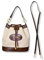 Kleine Crossbody Bucket Bag Horse Girl Geldbörse mit passenden Armbändern Trense Horsebit Vintage Sling Bag Boho Western, Dunkelbraune Tasche, Small