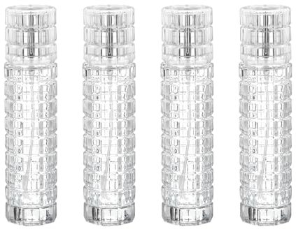 sourcing map Cocktail Sprayer 4pcs 30ml Glass Martini Bar Mister Vermouth Spritzer Spray Bottle Perfume Refillable Sprayer
