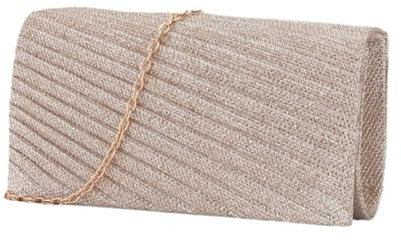 Comforso Damen-Clutch, Glitzer-Umschlag-Clutch, Pailletten-Abendtasche mit abnehmbarem Kettenriemen, kleine Umhängetasche, Handtasche für Damen, Hochzeit, Abschlussball, Party (Champagner)