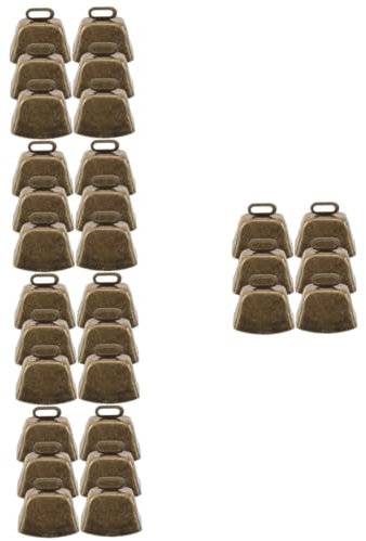 ifundom 5 Sets Große Kuhglocken Aus Metall Für Hunde Für Sportveranstaltungen Mini-glocken Markanter Klingelton Für Vieh 6 Stück X 5