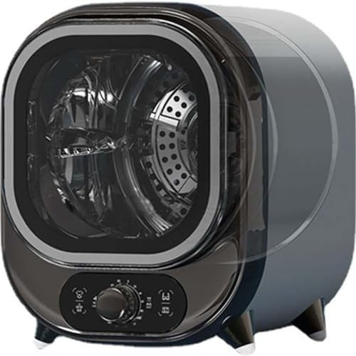Small Vented Portable Condenser Tumble Dryer - 5kg Capacity,Compact Mini Spin Dryer with 0.8kg Load Capacity,For Countertop Or Wall Mounting