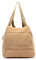 MISAKO Lonci mochila antirrobo con tejido de pana Mujer - Lonci Beige 30 X 28 X 11 cm