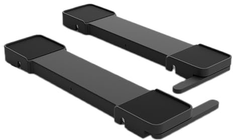 Rodillo elevador compacto de alta resistencia, base móvil para electrodomésticos de 22 pulgadas, para lavadora, secadora, refrigerador, muebles, hasta 660 libras, color negro