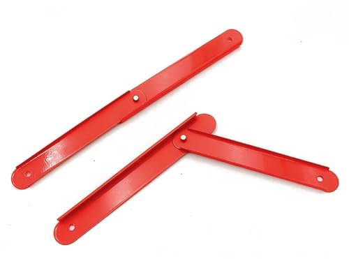 Pair of Step Ladder Hinge Herringbone Ladder Folding Accessories Tie Rod Bracket Replacement, 35cm, Red