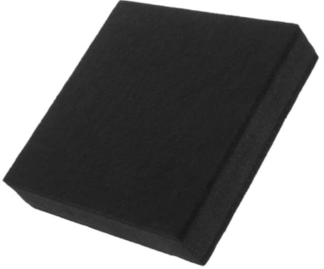 Lautsprecher Isolationspad Schwarz aus Gummi und Kunststoff | Selbstklebend, für Subwoofer, Geräuschminderung und Vibrationsdämpfung, Einfach zu Reinigen