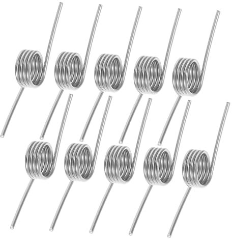 PartyKindom 10pcs Trash Can Spring Kit Replacement Parts for Foot Pedal and Hand Press Bins Easy to Install Springs for Efficient Trash Can