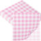 20pcs Pink Checkered Paper Serviettes Napkins,Gingham Luncheon Napkins Tea Party Napkins Decor,Disposable Party Serviettes Tissue Table Decorative for Picnics,Tea Parties,Birthday,Wedding Decor