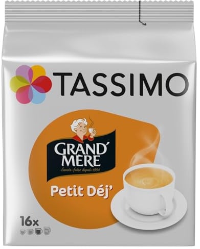TASSIMO – Café Matinal Aromatique en Dosettes Pratiques, Compatibles Tassimo (Pack 16) - Le lot de 3