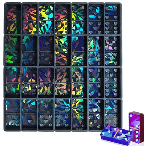 Holografische Schokoladenform, Tiefe Schokoladenriegel-Form, Schokoladenform Silikon, Leicht Zu LöSen, Dicke Formen, Holographic Chocolate Mold FüR Wachs&Diy-Projekte &Zum Backen, Wiederverwendbar