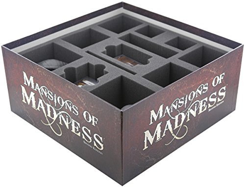Feldherr Schaumstoff-Set kompatibel mit Villen des Wahnsinns 2. Edition Brettspiel-Box