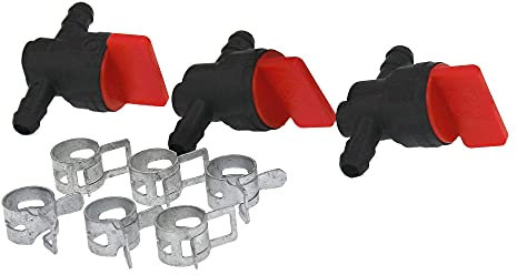 QHALEN Benzin-Absperrventil für Briggs & Stratton 493960 494768 698183 (3 Stück)