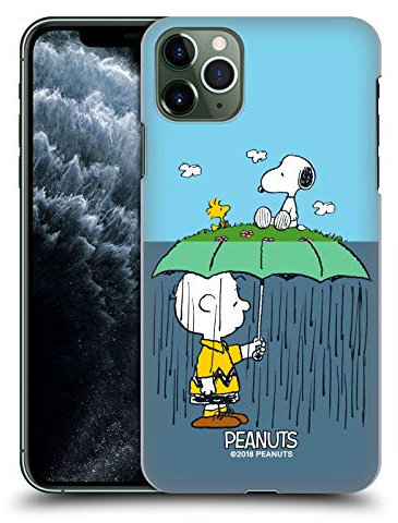 Head Case Designs Licenza Ufficiale Peanuts Charlie, Snoppy & Woodstock metà E Risate Custodia Cover Dura per Parte Posteriore Compatibile con Apple iPhone 11 PRO Max