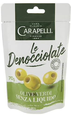 Carapelli Olive Verdi da Tavola in Busta, 70g