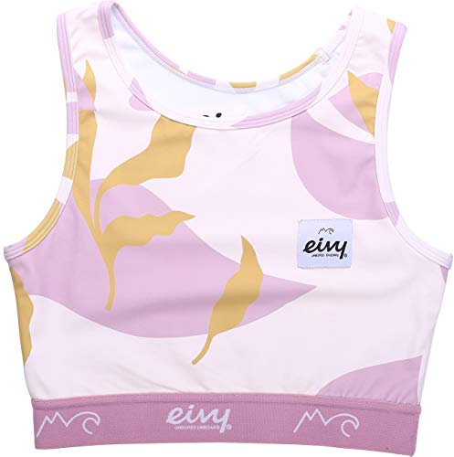 Eivy Cover Up Sports Bra Damen Sport-BH lang, Soft Leaf