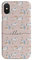 Tirita Personalised Phone Case Cover Compatible with iPhone Xr - Vintage Shabby Chic [05 - Rainbow Pink Unicorns]