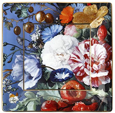 Schale Teller SOMMERBLUMEN Jan Davidsz de Heem 12x12cm Goebel Porzellan