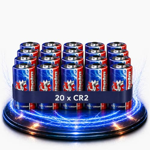 Wilhelm CR2 Lithium Fotobatterien 3V hochleistungs-Energie – 20 Stück