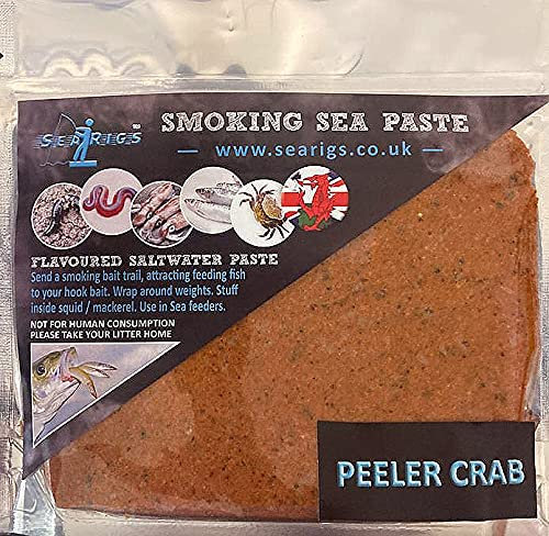 Sea Fishing Peeler Crab Paste - Smoking Saltwater Attractor - Natural Flavours infused with key L- Amino attractors and secret feeding triggers.