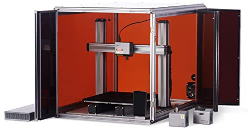 Snapmaker 3D Printer, 2.0 3-in-1 3D Printers with Enclosure, 320 * 350 * 330mm Work Area, 3D Printing/Laser Engraving/CNC Carving, Auto Bed Leveling, Resume Printing Noise Reduction (A350T Bundle)