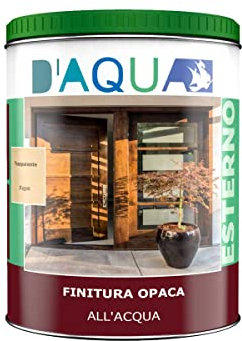 D'AQUA Finitura naturale all'acqua. Antigoccia. Trasparente. Opaca. Made in Italy - 750 ml