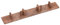 vidaXL 10x Endkappen für Terrassendielen WPC Dielen Kunststoff-Abdeckkappen Abdeckkappe Endkappe Abdeckkappen Braun Kunststoff 15x2,5cm