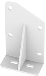 Leudus Stahl Dachsparrenhalter LUP060 für Markisen Dachadapter (1 Stück) Weiss, Weiß, LUP060-Weiss-1stk