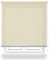 DALINA Textil - Estor Enrollabre Translúcido 87x180cm, Pesiana Enrollable Liso Pasa la Luz 40%, Medida Incluyendo Soporte 90x180cm (Beige Claro)