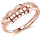 Cangall Bague anti-anxiété en argent sterling 925 réglable avec perles pour soulager le stress et la dépression – Bague anti-anxiété unisexe, Or rose Argent