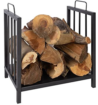 KARAT Kaminholzregal - Kaminholzständer für Innen & Außen - 45 x 33 x 43 cm - Brennholzregal Feuerholzregal Stapelhilfe - Limnos 2000