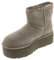 Ugg Scarpe Ugg Da Donna, Modello Stivali W Classic Mini Platform 1134991, Realizzate in Pelle. Grigio