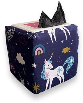 Handmade Toniebox Bezug Mädchen Schutzhülle - verschiedene Designs - Zaunkoenigdesign (Einhorn)