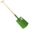 BAUSTER® Gärtnerspaten für Harte Böden Baumschulspaten Trittkante, 87cm Stiel mit T-Griff, Robuster Spaten für Harte und steinige Böden, robust und langlebig