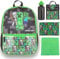 Minecraft Creeper Zombie Wither Kids 5 Piece Backpack Set