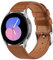 Vancle für Samsung Galaxy Watch 5 40mm 44mm Leder Armband, Weiches Atmungsaktives Sport Ersatzarmband für Galaxy Watch 5 Pro 45mm (Braun) - Damen und Herren