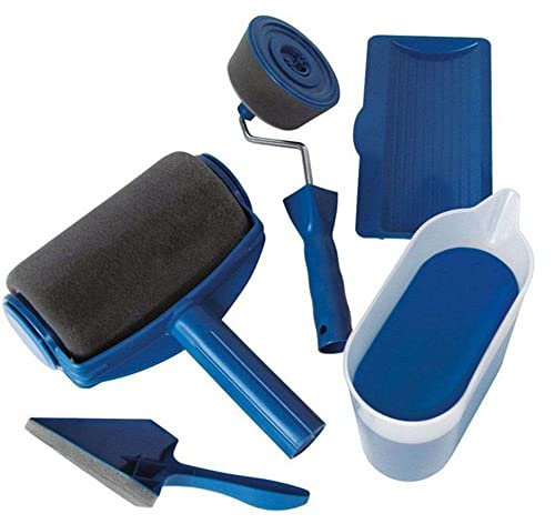 5 Stück Multifunktions-DIY Paint Runner Roller Brush Handle Kit Tool Haushalt Pro Corner Set Dekorieren Sie Home Office Room Wall Schön und praktisch