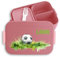Bento Box Midi Lunchbox für Mepal Bentobox - Fußball Geschenke Junge Fussballgeschenk Kinder - 900 ml - Rosa - einschulung brotdose brotbüchse jungen schule soccer fussball bento-lunchbox die