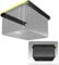 HATZEN - Barre portaoggetti a soffitto - Armadietto sospeso per cassetto portaoggetti - Stoccaggio Garage - ripostiglio lavanderia - ripiani per garage - ripiani per garage