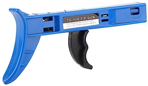 Pistola de Bridas de Nailon, Herramienta Manual de Corte Tensor de Cables de Sujeción de Plástico para Bridas de Nailon TG-100 de 2,4-5,0 Mm, Ergonómico, Diseño Profesional