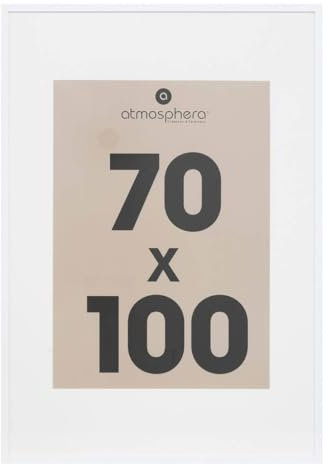 Atmosphera - Cadre photo manu blanc 70x100cm