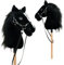 Pink Papaya Hobby Horse Abraxas, mit Halfter und Trense, Steckenpferd fürs Hobby Horsing, Pferd zum Reiten für Kinder
