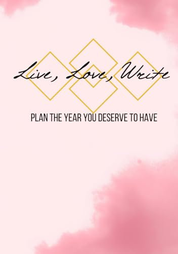 Blush & Gold 6-Month Journal: Monthly & Daily Tracker with Goals and Steps Sections - 7x10