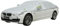 CNRONGLISW Autoabdeckung, Halbabdeckung, Garage, wasserdicht, staubdicht, schmutzdicht, schneefest, hagelfest, UV-Schutz (Limousine - verdickt)