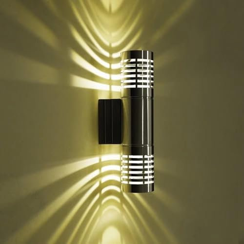 KINLAMS Applique Murale Led Moderne Haut Et Bas Pour Hall Chambre à Coucher Couloir Toilettes Hôtel Décoration D'éclairage Intérieur Luminaire (lumière chaude)